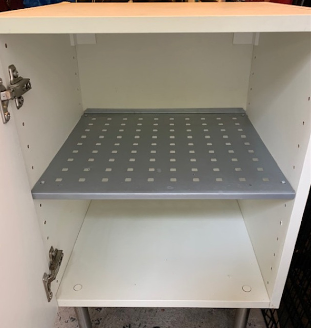 Small white Ikea Vattern bathroom cabinet with shelf. Good condition ...