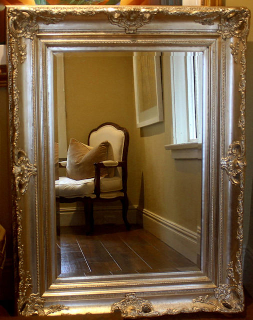 French Provincial Style LARGE Bevelled Glass Mirror Ex DISPLAY