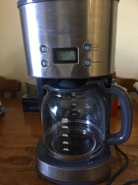 sunbeam 12 cup drip filter coffee machine