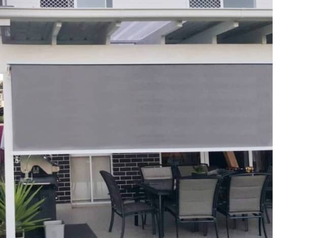 Outdoor Roller Blind Block Out Grey or Beige $179 - Curtains & Blinds ...