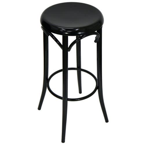 Bentwood Replica Metal Stool 76cm Bar Seat Black Stools & Bar