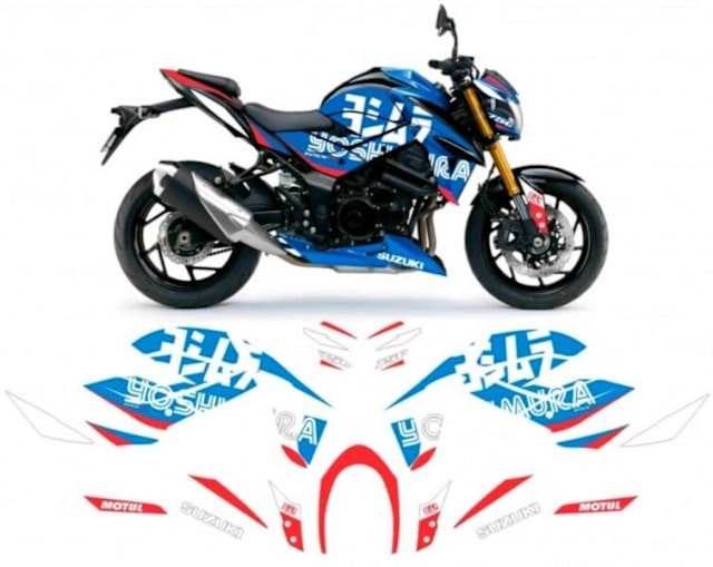 SUZUKI GSXS750 YOSHIMURA REPLICA GRAPHIC DECALS KIT Motorcycle