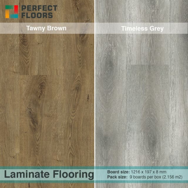 Belgium Made Laminate Flooring, Board Thickness 8 mm, Vista range