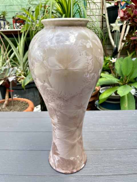 ROD PAGE Vintage Australian Crystalline Studio Pottery Meiping VASE ...