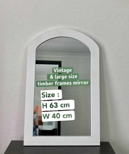 Vintage & large size timber frames wall mirror Mirrors Gumtree