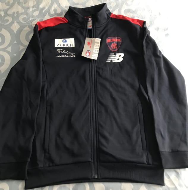New Balance Melbourne Demons AFL Mens ON FIELD Jacket Jackets & Coats