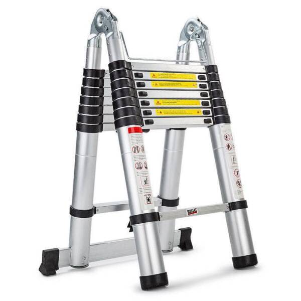 5m Telescopic Aluminium Multipurpose Ladder Extension Alloy | Ladders ...