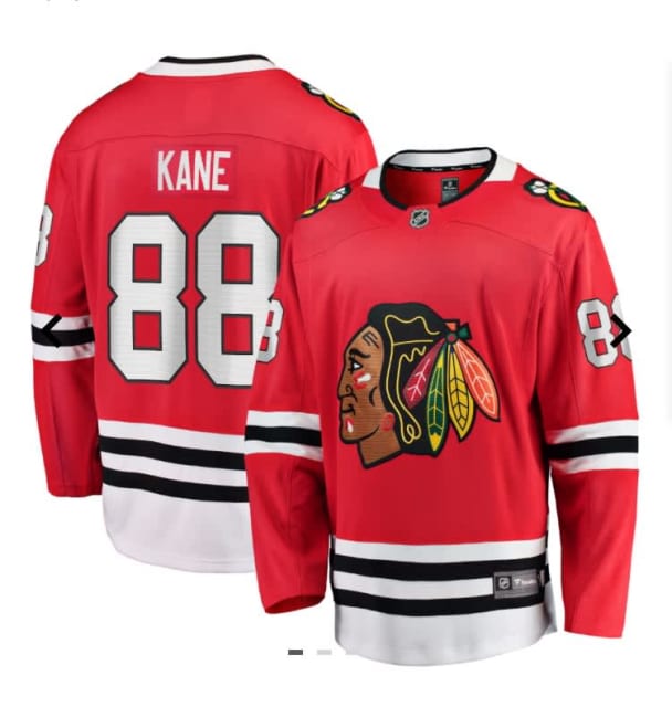 Reebok Patrick Kane Chicago Blackhawks Black Ice Jersey - Mens
