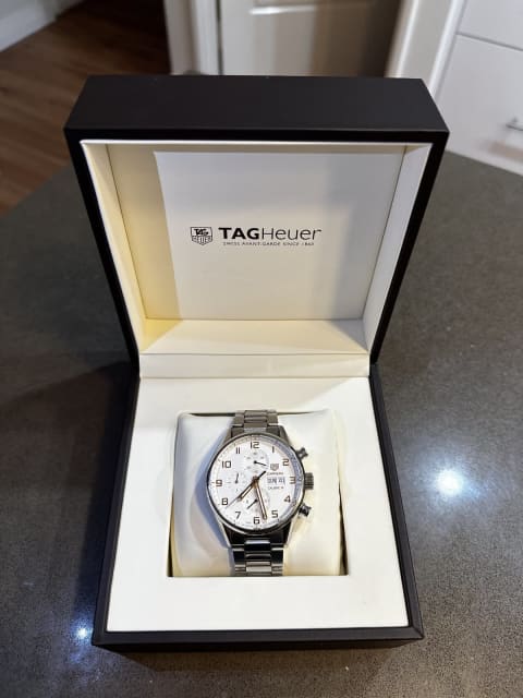 Tag Heuer Carrera Silver Dial Stainless Steel Men's Watch CV2A1AC.BA0738