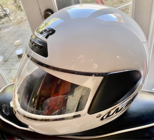 Vintage LAZER Motorcycle Helmet by Cross Motorcycle & Scooter