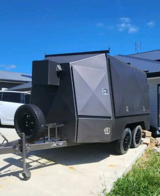 Work trailer. Builder trailer. Carpentry trailer. Utility trailer