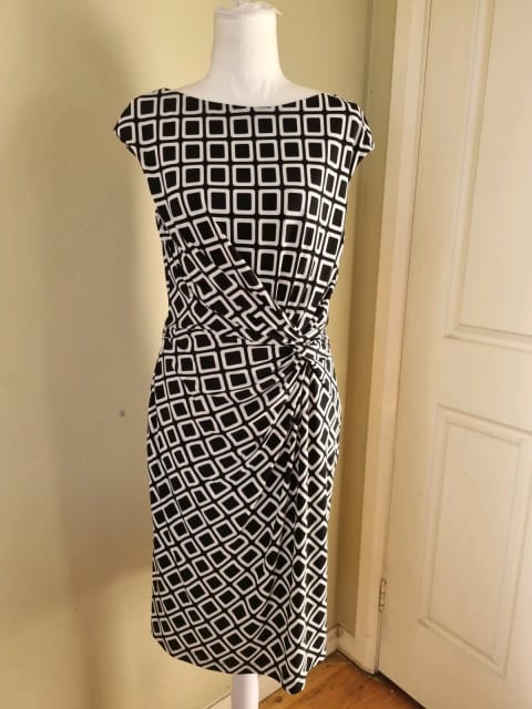 Lauren By Ralph Lauren Size 12 Knee Length A Line Black And White Dres |  Dresses & Skirts | Gumtree Australia Wollondilly Area - Picton | 1309914044