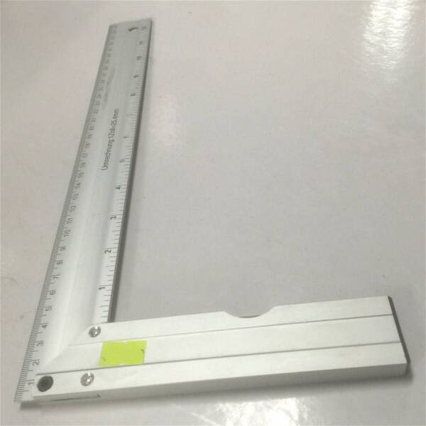 13" Aluminium Try & Mitre Square Right Angle Ruler Guide with spi
