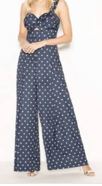 sheike polka dot jumpsuit