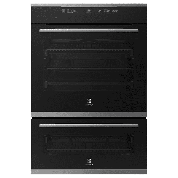 Electrolux 60cm Pyrolytic BuiltIn Double Oven Model EVEP626SD Ovens
