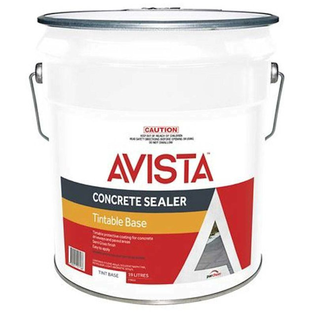DULUX AVISTA TINTABLE CONCRETE DRIVEWAY SEALER 20L INCLUDES COLOUR