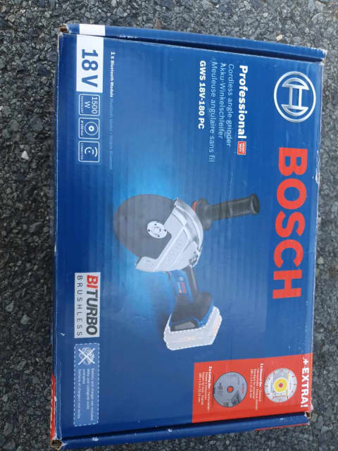 Bosch GWS18v-180PC 180mm Brushless Angle Grinder