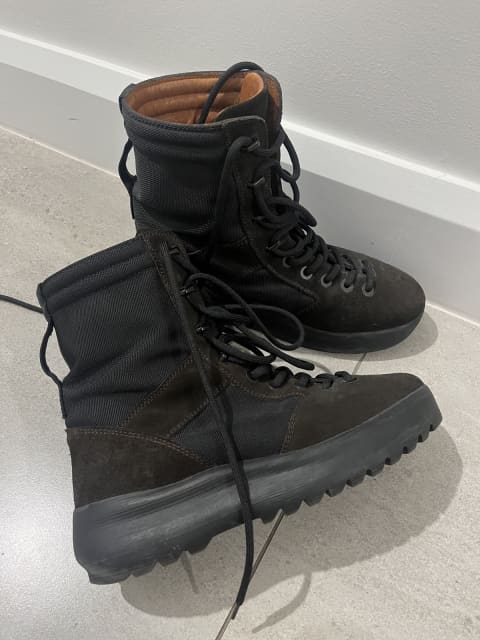 yeezy season 3 military boots onyx