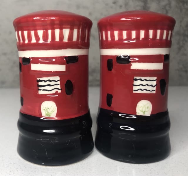 Pair of red post box salt and pepper shakers Collectables Gumtree Australia Stirling Area