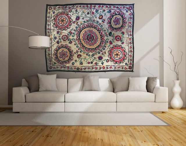 hand made UZBEK SUZANI Other Antiques, Art & Collectables in