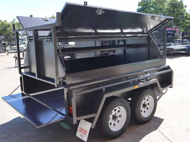 8x5 Australian Made Tradie Trailer With 600mm Tradie Top 