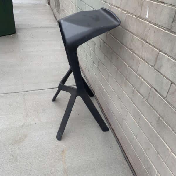 Replica Black Konstantin Grcic Miura Shark Bar Stool kitchen chair