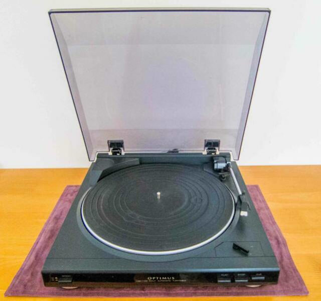 Rare Retro OPTIMUS Turntable Record Player Stereo Systems in
