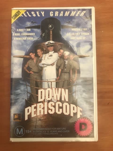 Vintage Comedy Blockbuster On Vhs Down Periscope 1996 