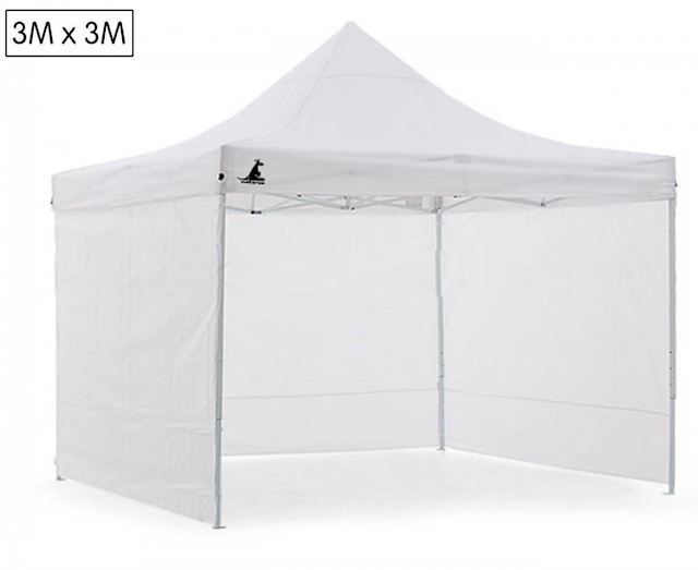 3X3 MARQUEE POPUP GAZEBO WHITE Parasols & Gazebos in Smeaton