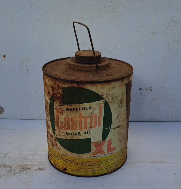 Wakefield Castrol Victa Motor Mower Fuel Mixing Can Collectables