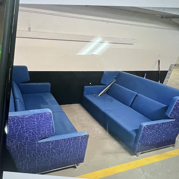 3 Seater Sofa (Velvet, Indigo Blue) Sofas in Ultimo NSW Gumtree