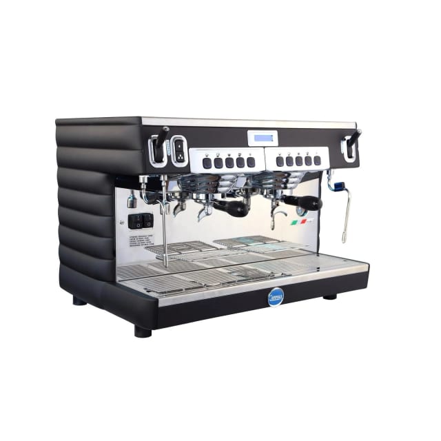 CARIMALI BUBBLE 2 GROUP BRAND NEW ESPRESSO COFFEE MACHINE BLACK CAFE