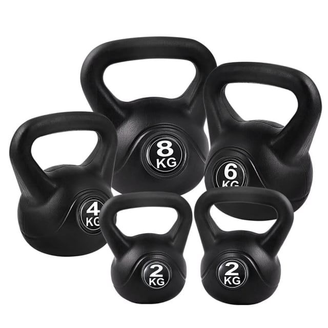 22kg Kettlebell Kettlebells Set Kettle Bell Bells Kit Weight Fitn