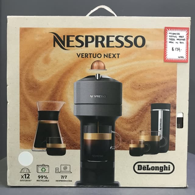 NESPRESSO VERTUO NEXT COFFEE MACHINE NEW IN BOX Coffee Machines