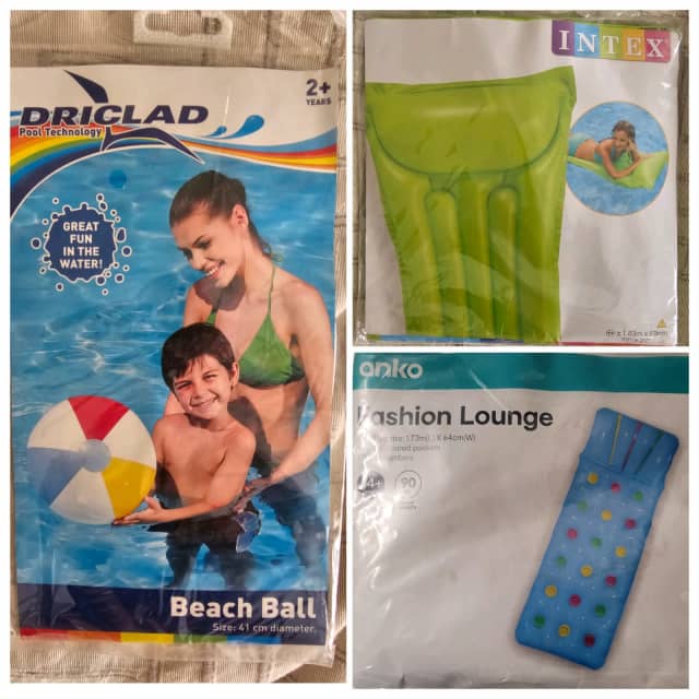 Inflatable Pool Beach Lounges Beach Ball x 3 Brand New Pool Gumtree