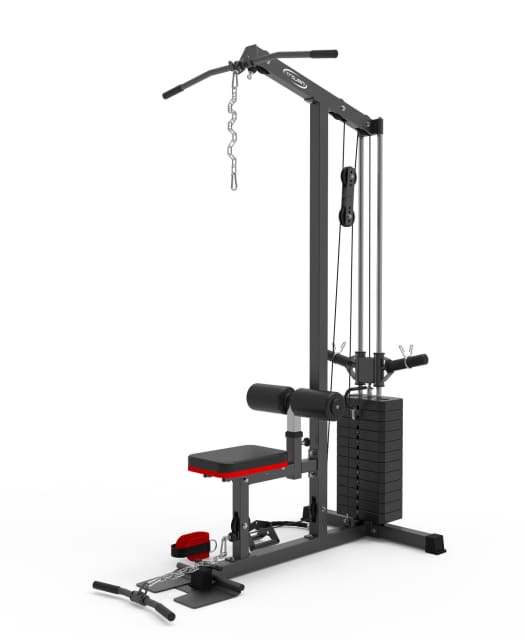 Bull Horns 70 Kg Stack Machine: Lat Pull Down and Low Row Pulley | Gym ...