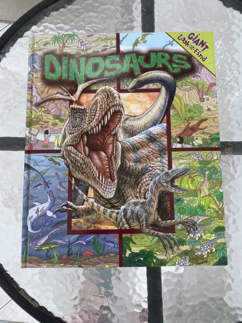 Extra Large Supersize Book Giant Look and Find Dinosaurs Challenges ...