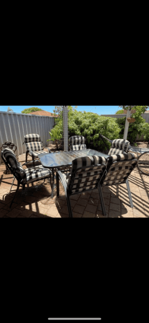 glass top rectangular outdoor dining table