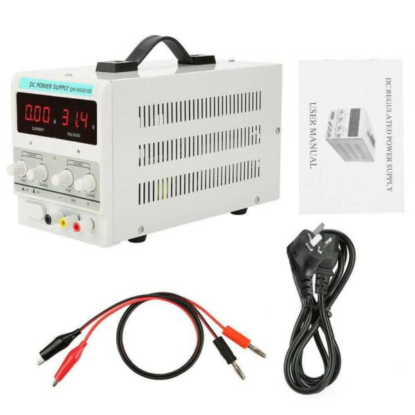 30V 10A DC Power Supply Adjustable Dual Digital Display Laboratory