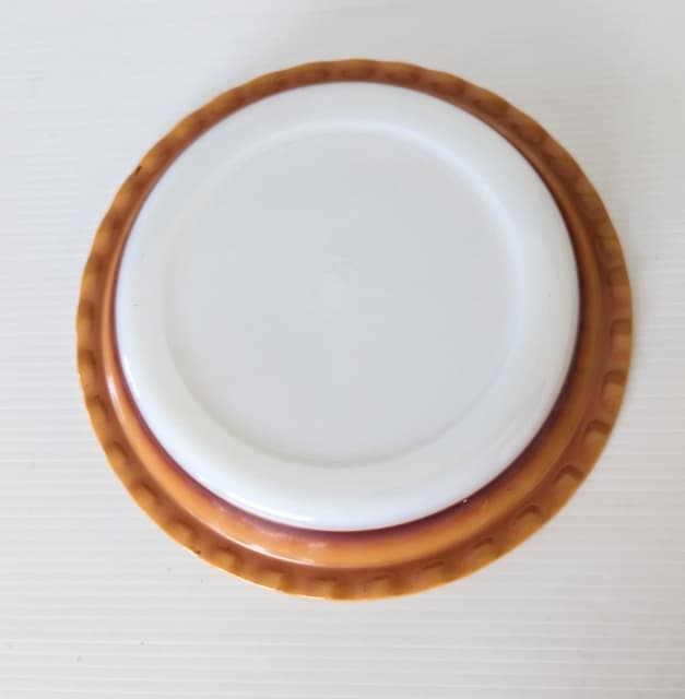 Vintage Pyrex Ovenware Pie / Quiche / Flan Dish Retro Vintage Orange