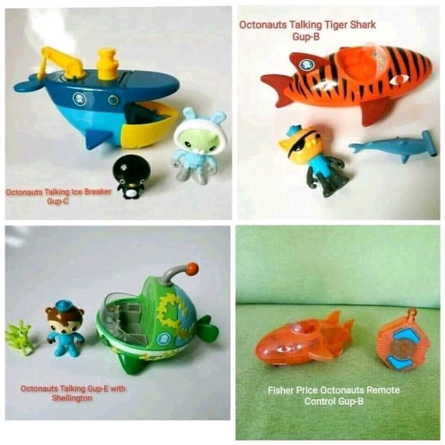 Octonauts Talking Gups B, C, E & Remote control Gup B ($45 each) - Toys ...