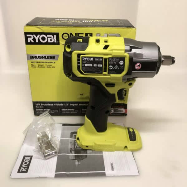Ryobi 18v HP (RIW18X) Brushless 1/2 Impact Wrench (New) skin only