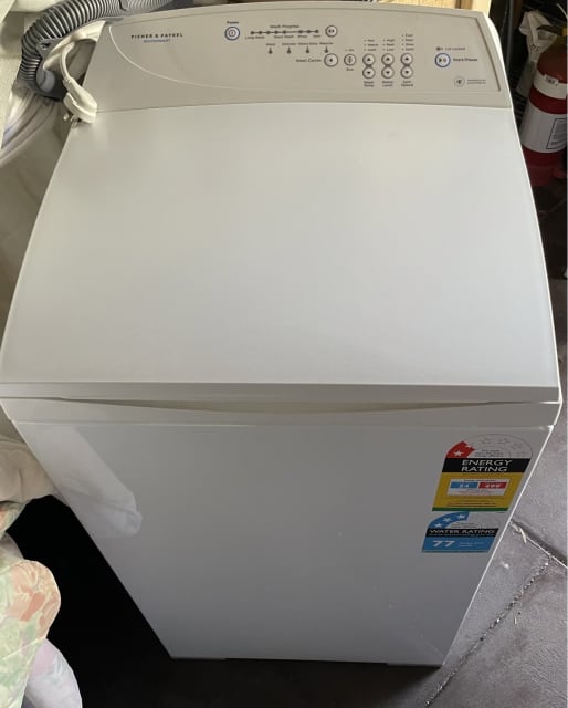 fisher & paykel 5.5 kg quicksmart top loading washing machine