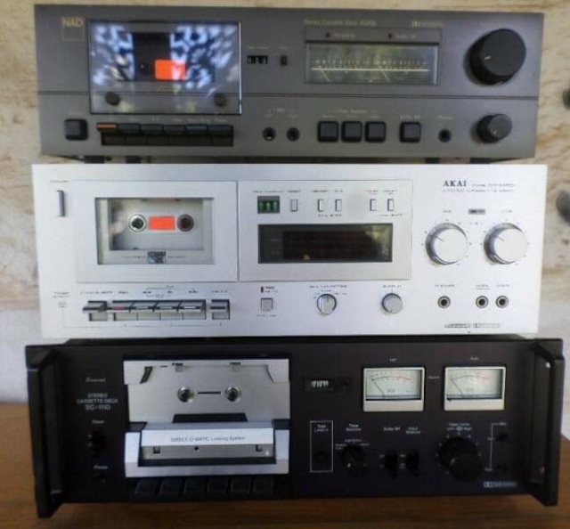 VINTAGE RETRO SANSUI AKAI NAD STEREO CASSETTE TAPE PLAYERS WORKING Stereo Systems in Kapunda