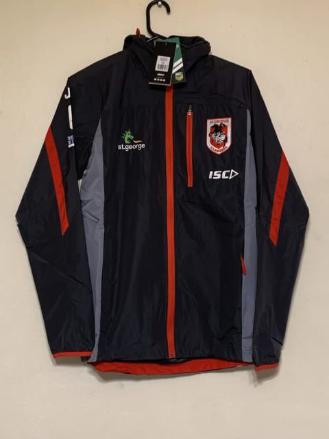 ST GEORGE DRAGONS NRL SMALL MEN WET WEATHER JACKET | Jackets & Coats ...