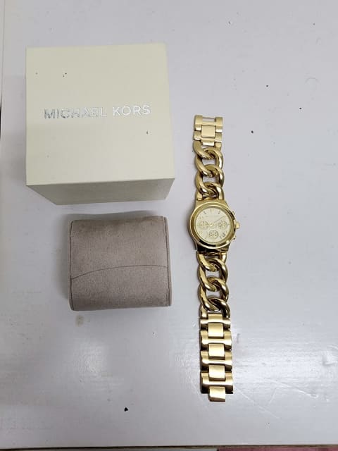 Michael Kors MK4222 Chain Link Gold Dial gold Tone Chronograph Women's  | Watches | Gumtree Australia Eastern Suburbs - Maroubra | 1309847916
