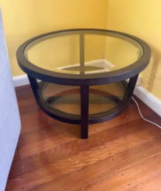 Coco republic black and glass coffee table Coffee Tables Gumtree Australia Brisbane North