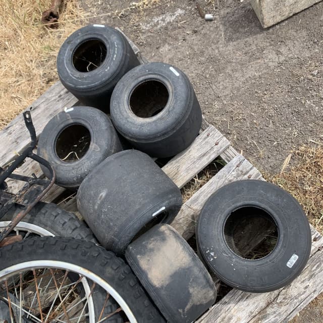 Go Kart Tyres Racing Slicks Front & Back Toys Outdoor Gumtree
