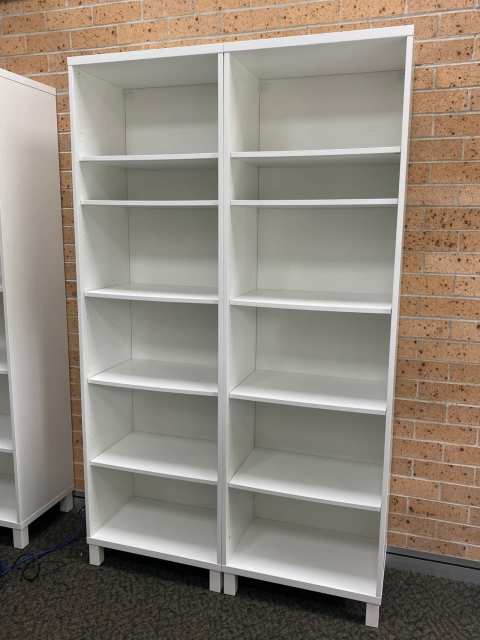 Ikea White Shelving 