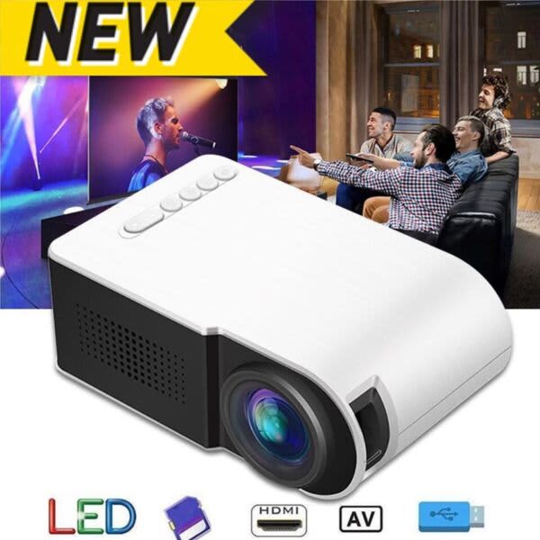 New Micro LCD Projector Home Theater Cinema USB HDMI AV SD 1000 more Home Theatre Systems